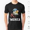 4th Of July Merica Bald Eagle Patriotic Veteran T Shirt 6xl Cotton Cool Tee Eagle Bald Eagle Mericaw Memorial Day Veterans Day