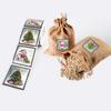 300pcs Holographic Stickers Merry Christmas Stickers Seal Labels Stickers For DIY Gift Baking Package Envelope Stationery Decor