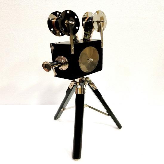 Brass Table Wooden Stand Projector Clock Nautical Style Maritime Ship Desk Clock Home Decor