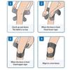 Knee Brace Knee Support Compression Sleeve With Side Stabilizers Silicone