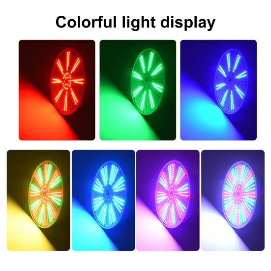 Dálkové ovládání LED osvětlení bazénu Vysoký jas Úspora energie RGB Změna barvy podvodního osvětlení bazénu Náhradní žárovka
