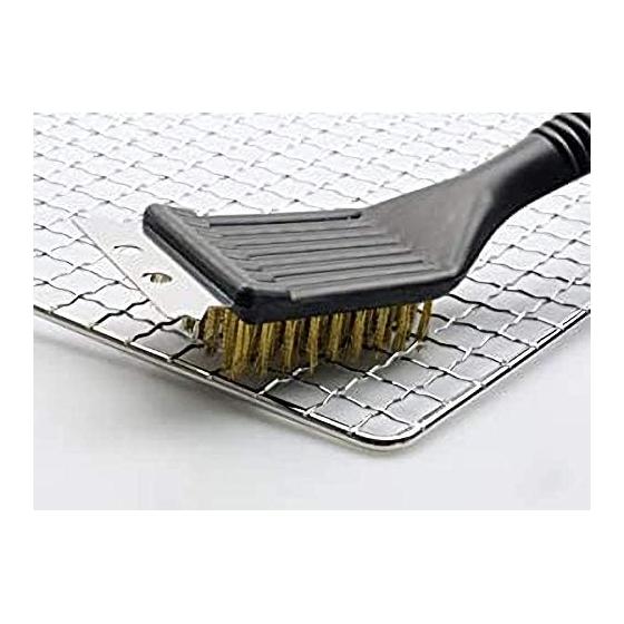 Captain Stag (CAPTAIN STAG) Barbecue brush Brush for nets and iron plates Black Rest M-7628/UZ-13218