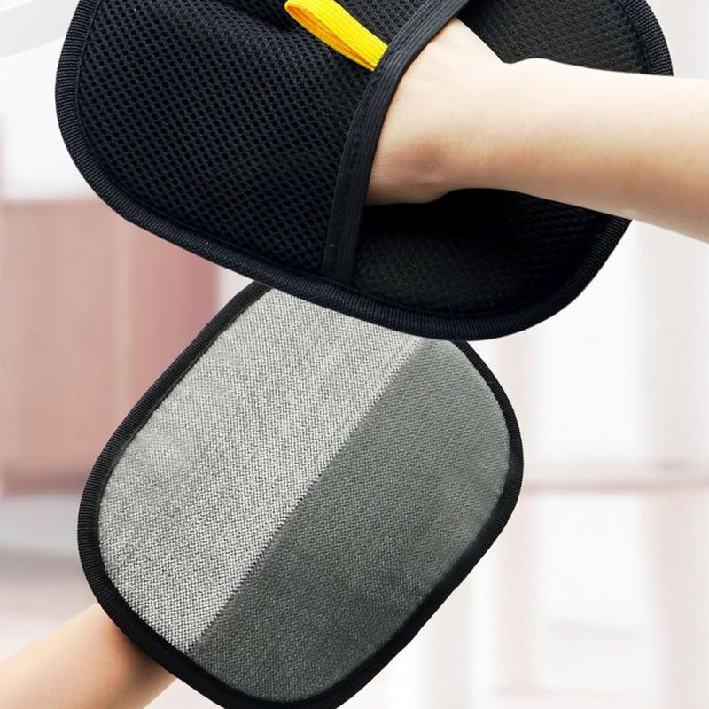 Pet Grooming Gloves Static Dedusting Brush Double-Sided Shedding Gloves for Pet Pet Hair Remover Brush Pet Grooming Tool