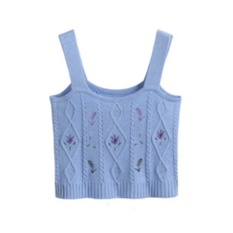 

Топ-топ с бретелькой через шею для женщин в стиле Хёна Spice Girl, новый летний дизайн, чувство низа, короткий трикотажный топ для ношения прилива One size