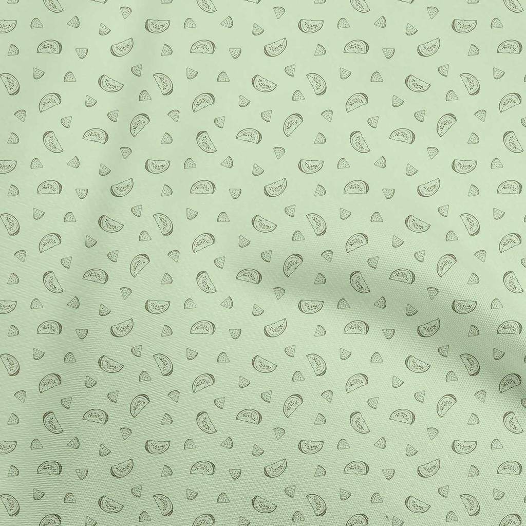 oneOone Cotton Flex Gray Fabric Watermelon Diy Clothing Quilting Fabric Print Fabric By Yard 40 Inch