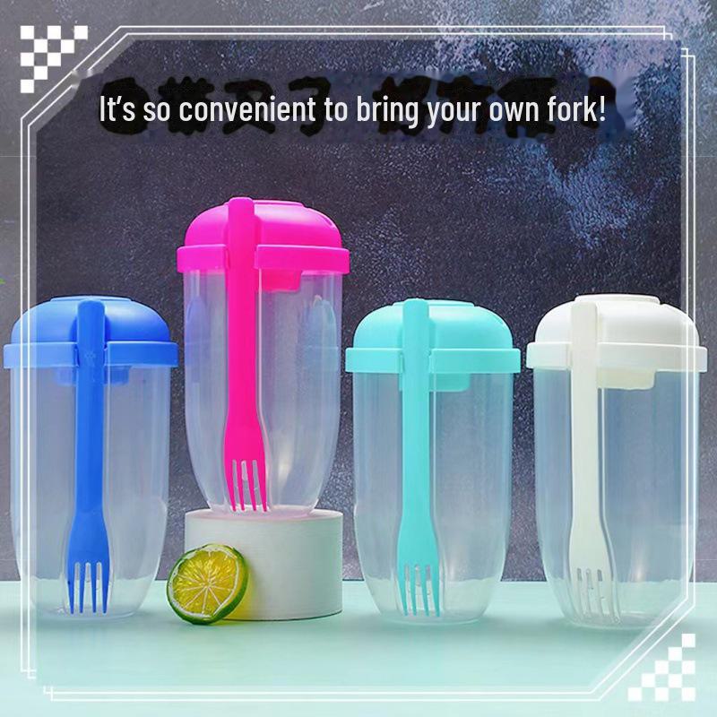 Vaso Mason para Ensalada Libro Rojo con Cuchara y Tapa para Yogur Bajo en Grasa – Saludable, Adelgazante, Portátil y Conveniente.