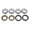 2er Set Anhänger Radnabe Lager Kit L44643 für 1 Zoll 2000 2200lbs Achse mit Fettdichtungen Splint Dichtung