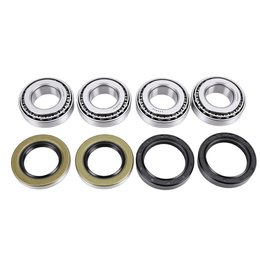 2er Set Anhänger Radnabe Lager Kit L44643 für 1 Zoll 2000 2200lbs Achse mit Fettdichtungen Splint Dichtung