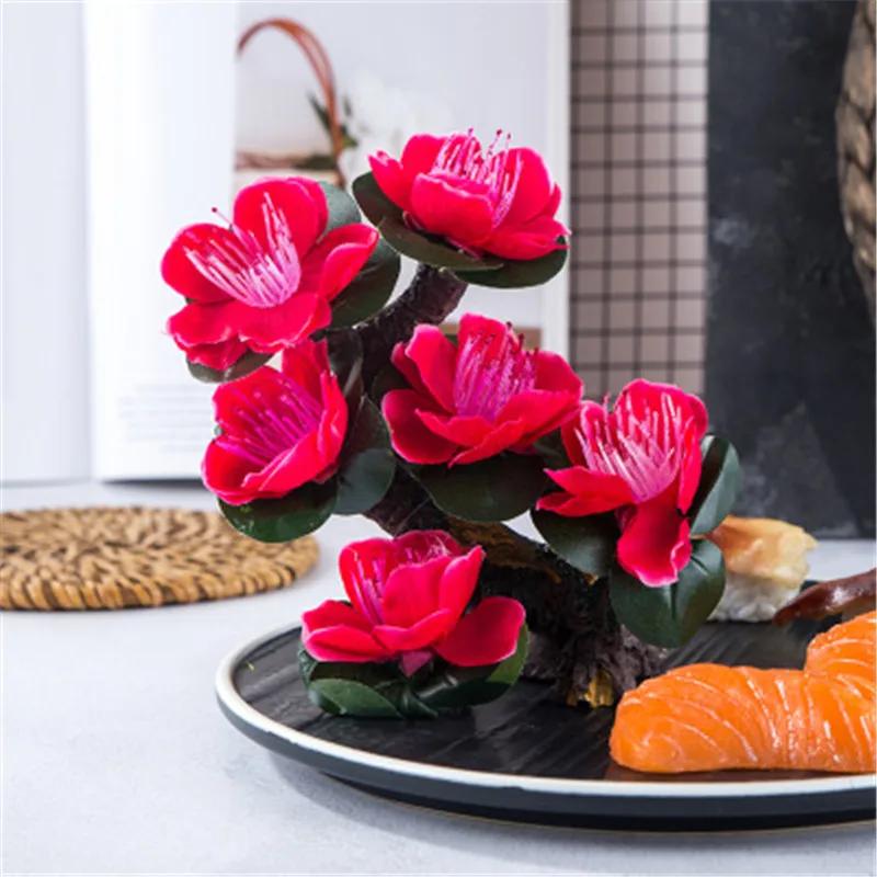 Japonský styl sushi mořské plody sashimi jídlo dekor květina hotel Restaurace obchod dekor kreativní nádobí tác talíř dekorační nástroj