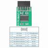 Msi TPM 2.0 Modul TPM 2.0 Modul Starke Verschlüsselung 14-Pin LPC-Schnittstelle TPM-Modulplatine für Win11 Grün