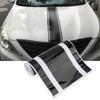 SelF Adhesive Car Body Engine Hood Bonnet Scratch Cover Sticker Decal Tape Decoration(Black)