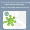 1pcs Baby Silicone Palm Ringing Bell Dental Gel Baby Imitation Eating Hand Toy Baby Teeth Grinding Toy