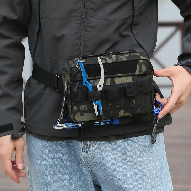 Tactical Multi-Functional Chest Vest Bag with Molle Expansion for Fishing and Workwear