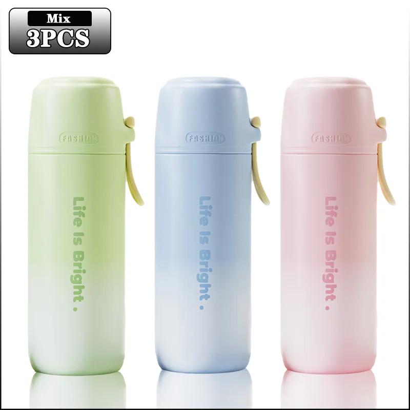 Gradient Stainless Steel Insulated Water Bottle 316 Portable Travel Mug with Handle Sports Cup Holiday Gift for Christmas