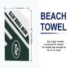 New York Jets Print Strandtuch, Großes Weiches Schnelltrocknendes Handtuch für Strand Camping Schwimmen