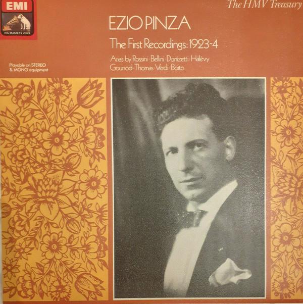 

Виниловая пластинка EZIO PINZA Первые записи19234 HLM1435561 His Masters Vo 1983 Великобритания Классическая Б/у