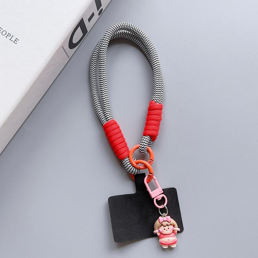 Mobile Phone Lanyard: Crossbody, Anti-Lost, Adjustable Neck & Wrist Strap with Clip for Girls