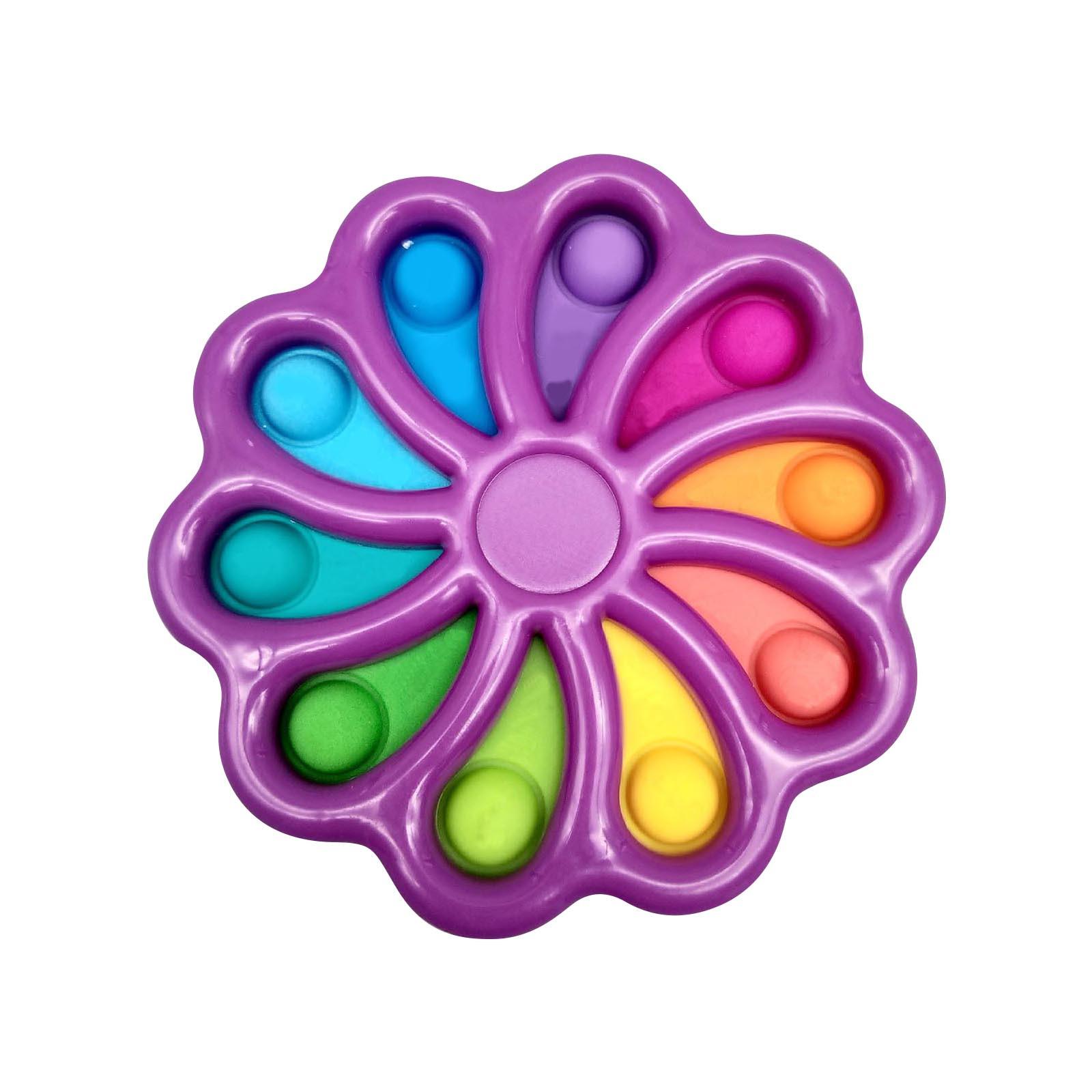 

Вращение Сенсорная Игрушка Игрушка Ранняя Образовательная Игрушка One size фиолетовый