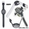 Swatch x OMEGA Compatible Rubber Strap with Double Lines (Black/White Lines)