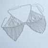 Beach Sexy Claw Chain Rhinestone Body Chain Sexy Bikini Rhinestone Chest Chain Waist Chain Accessories Women'S Body Chain