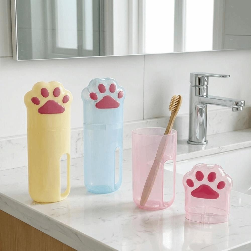Cartoon Toothbrush Storage Box Plastic Portable Wash Cup Lightweight Mouthwash Cup Business Trips