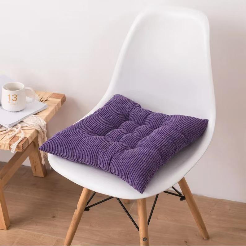 Corn Kernel Velvet Seat Cushion - Thickened Cotton Pad for Sofa, Car, Window, Chair, and Stool