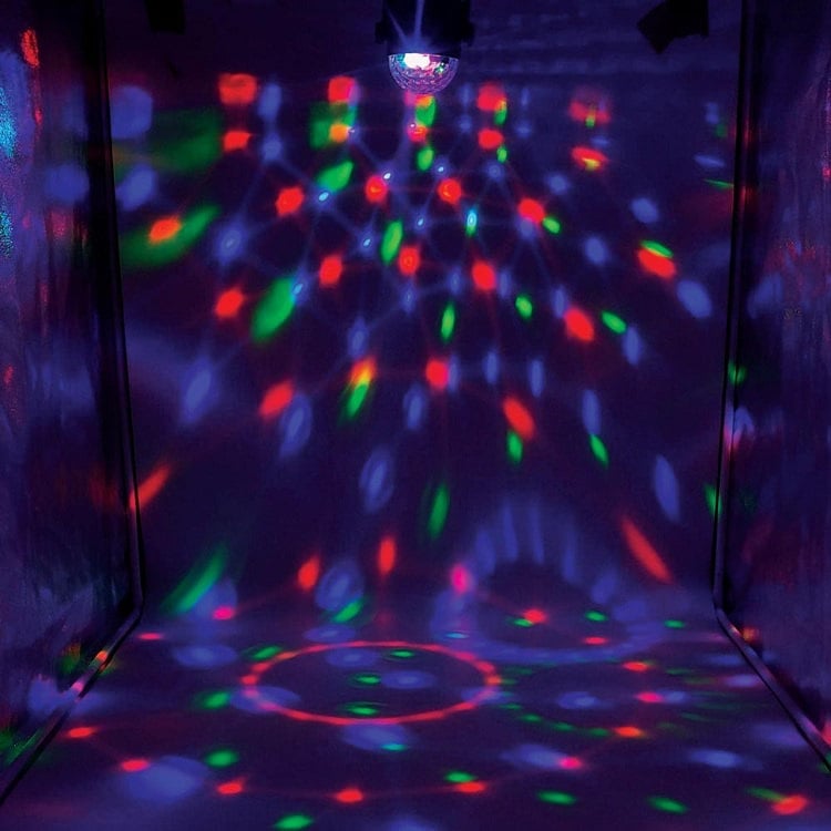 Lampa dyskotekowa led rgb ruchoma projektor impreza domowa party światła