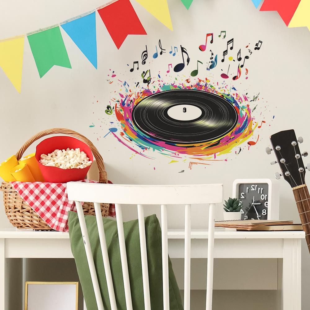 Painted Creative Record Notes Bedroom Living Room Entrance Home Background Beautification Wall Stickers