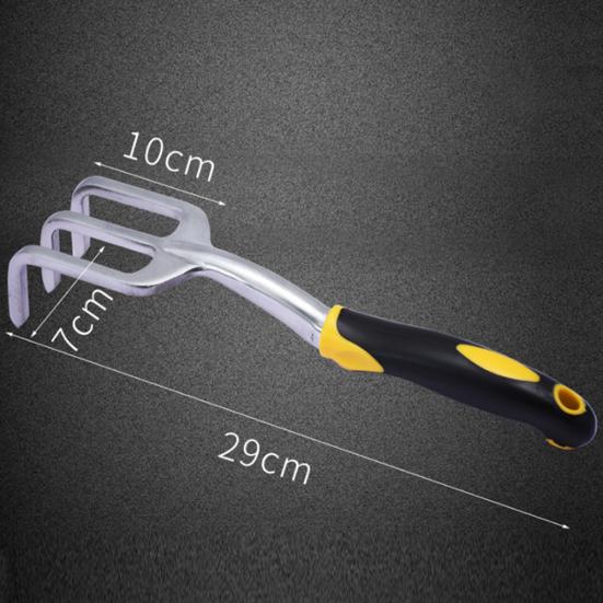 Non-slip Aluminum Alloy Flower Planting Shovel Rake Spade Fork Gardening Tools