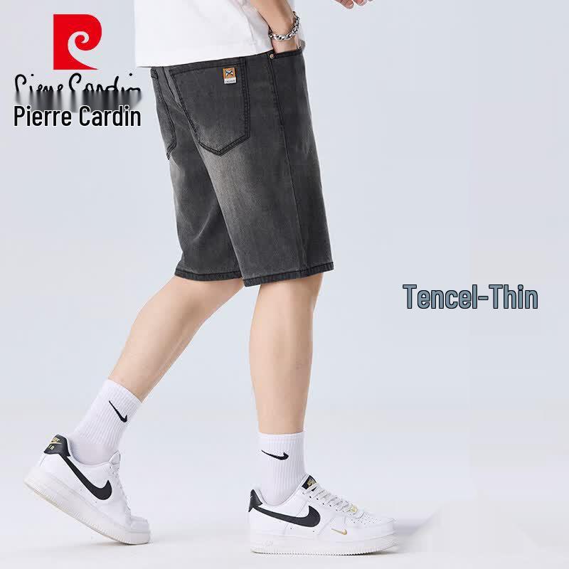 Pierre Cardin Men s Tencel Cool-Feel Denim Shorts 33