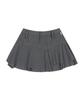 Ordinary Holiday Stripe Flare Skirt [Charcoal]