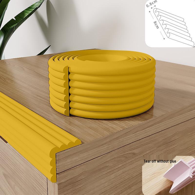 Soft Foam Edge and Corner Anti-Collision Protection Strip for Table, Window, Door, and Sill