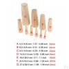 20 Pieces of Wooden Tapered Plugs for Marine Boats, Set Emergency The Orifice