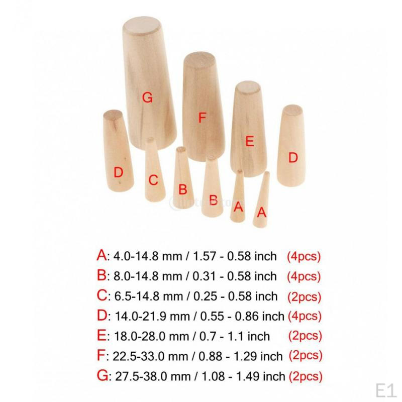 20 Pieces of Wooden Tapered Plugs for Marine Boats, Set Emergency The Orifice