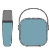 K12 Portable All-in-One Karaoke Bluetooth Speaker with Wireless Microphone