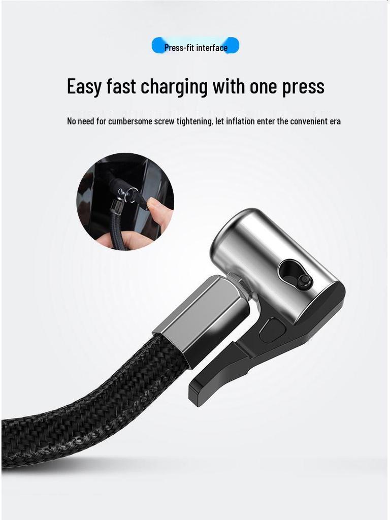 Portable 12V Digital Smart Tire Inflator with Auto Inflation & Gauge