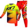 Motocross dişli seti çocuklar için 4 5 6 7 8 9 10 11 12 13 yaş Genç çocuk Motosiklet erkek kız Jersey Pantolon Kitleri yarış kıyafeti Off-road Enduro MX MTB