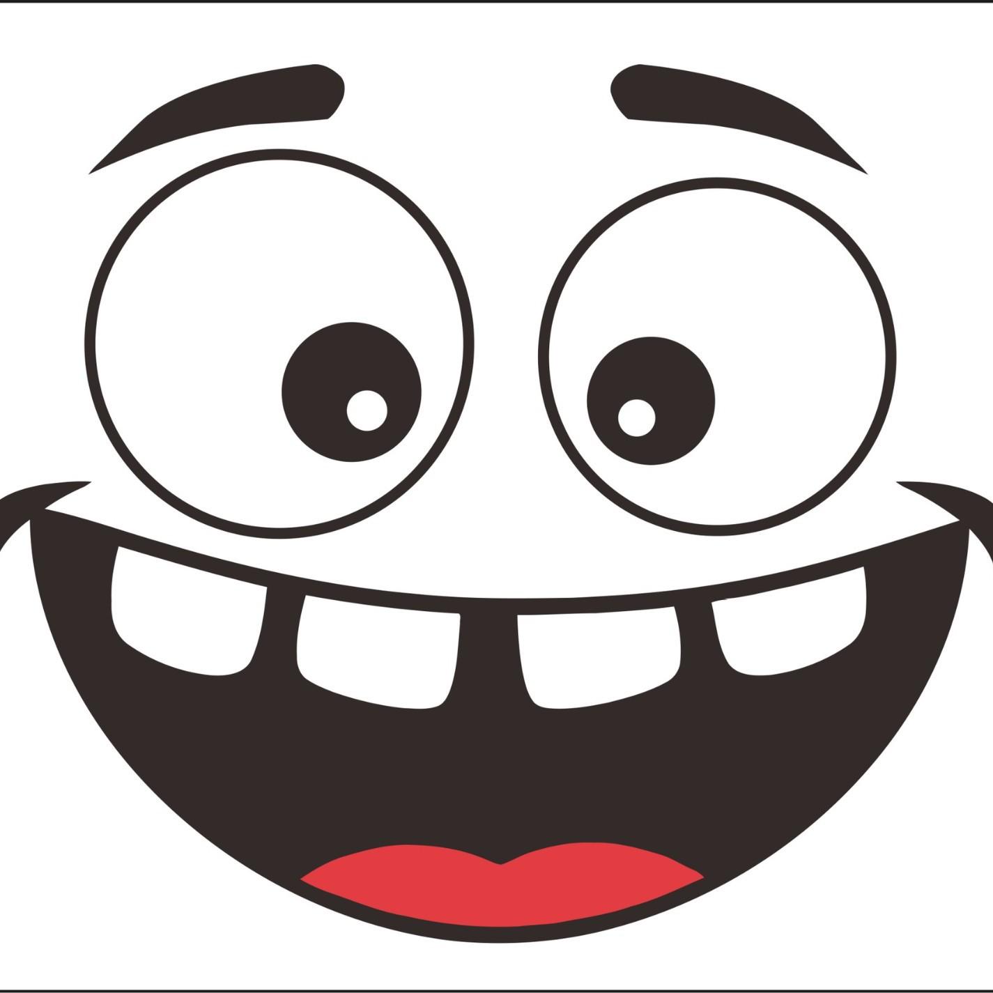 

Мультяшные наклейки для лица, за штуку, съемные, для мусорных ведер, стен, туалетных украшений, глянцевых поверхностей холодильника, для маскировки неприглядных поверхностей 1 set