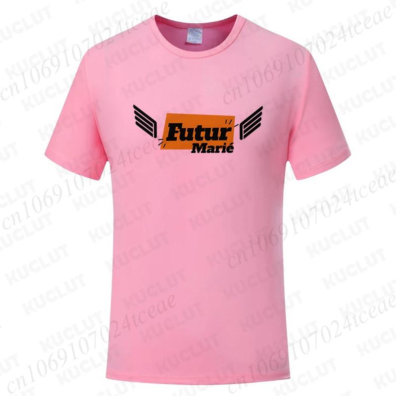 

French Evg Team Future Groom Man T-shirt Boyfriend Single Farewell Bachelor Party Squad Tees Shirt Funny Graphic Wedding Tops 4XL