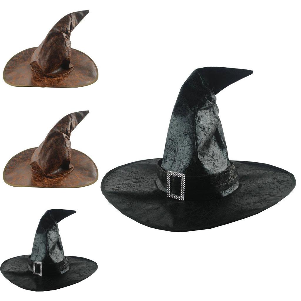 Harry Potter Witch Hat Costume Accessory With Leather Finish For Cosplay Events