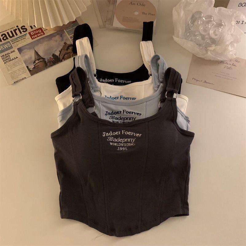 Chic Hong Kong Style Slim Fit Camisole for Women - Sexy Summer Vest with Pure Desire.