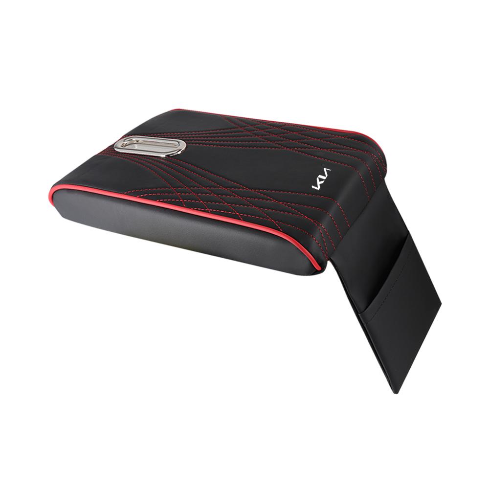 2026 Hot Car Sticker Car Tissue Box Armrest Pad Center Console Protector Cover Armrest For KIA KN Rio Ceed Sportage Cerato Soul 