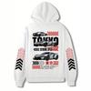 Street Racing Style Speed Theme Printed Hoodie Sports Car Elements Oversize Couple Sweater