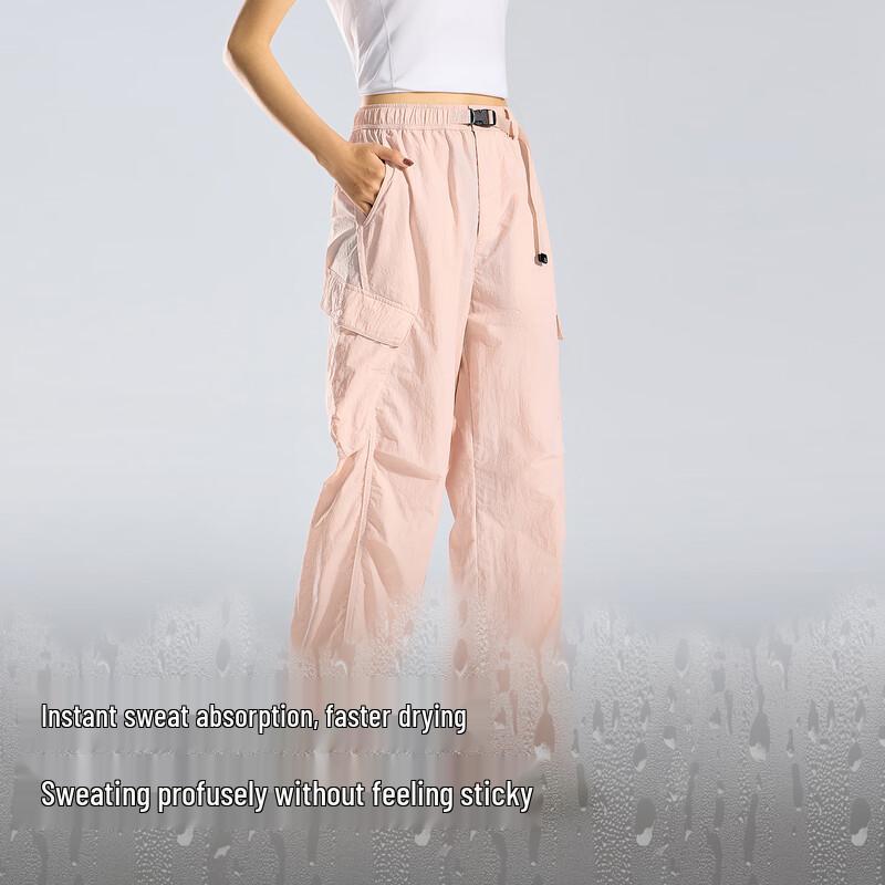 Penguin Camel Women's Cool Quick-Dry Cargo Parachute Pants