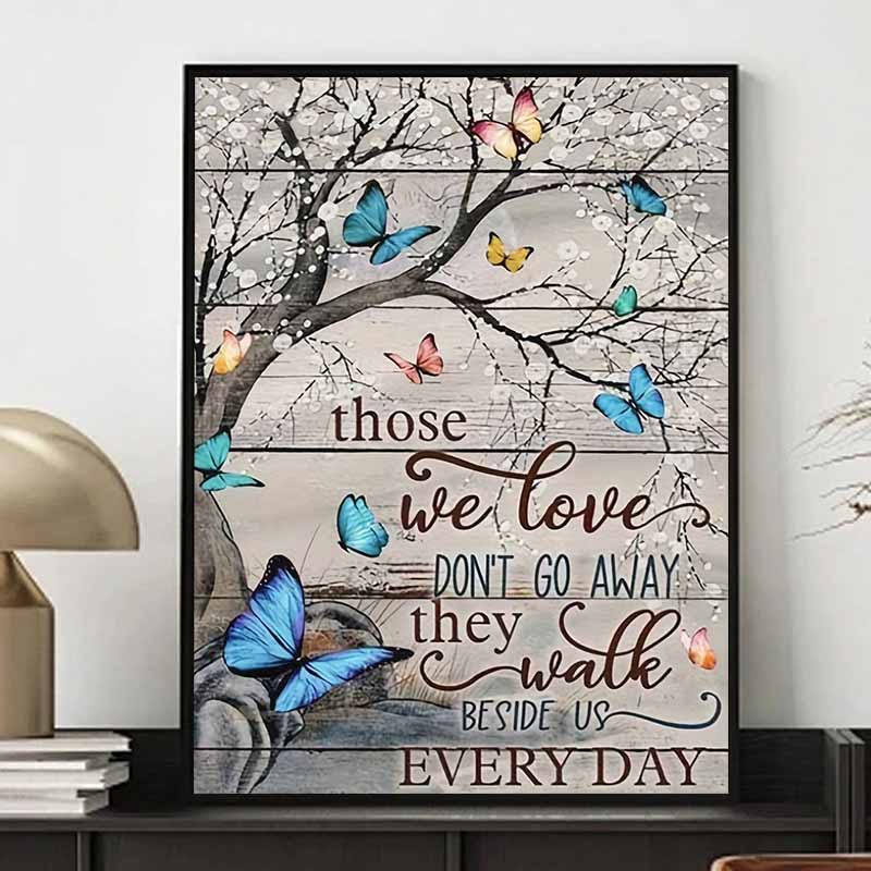 New Arrival 5D DIY Full Circle Diamond Painting "Tree Branch Butterfly" Embroidery Cross Stitch Home Decor Gift