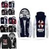 Resident Hot Evil Biohazard Umbrella Thicken Jacket Sweater Winter Coat Hoodies
