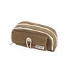 Korean Style Solid Color Canvas Pencil Case - Perfect for Students