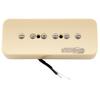 Wilkinson WO90 Ceramic P90 Soap Bar Pickup PU Neck for Les Paul SG Electric Guitar, Cream