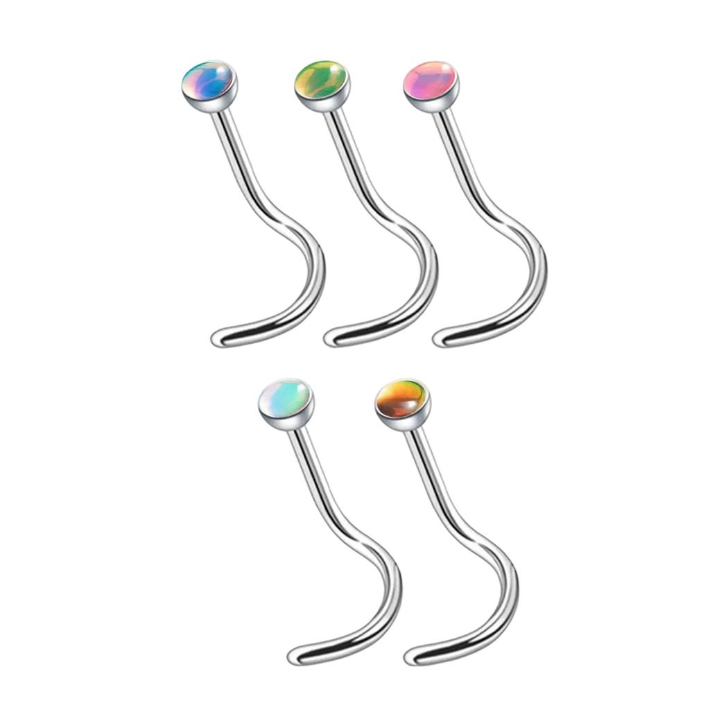 Nose Piercing Jewelry Nose Studs Set Alloy Nose Decorations Nose Piercings Alloy Texture Suitable for Comfortable Wear