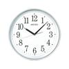 Sweeping Seconds Movement Plastic Wall Clock Unisex White QXA768S